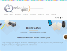 Tablet Screenshot of eclecticquill.ca
